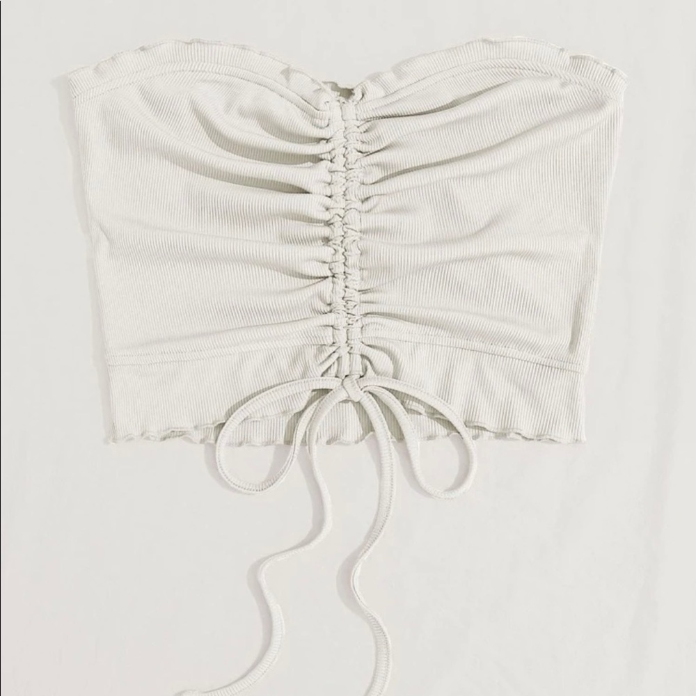 Ribbed tube top